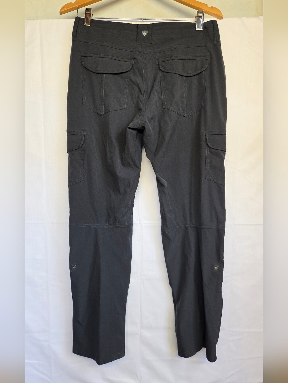Kuhl Women's Hiking Pants Black Cargo Roll Up-Size 6 - Picture 9 of 9